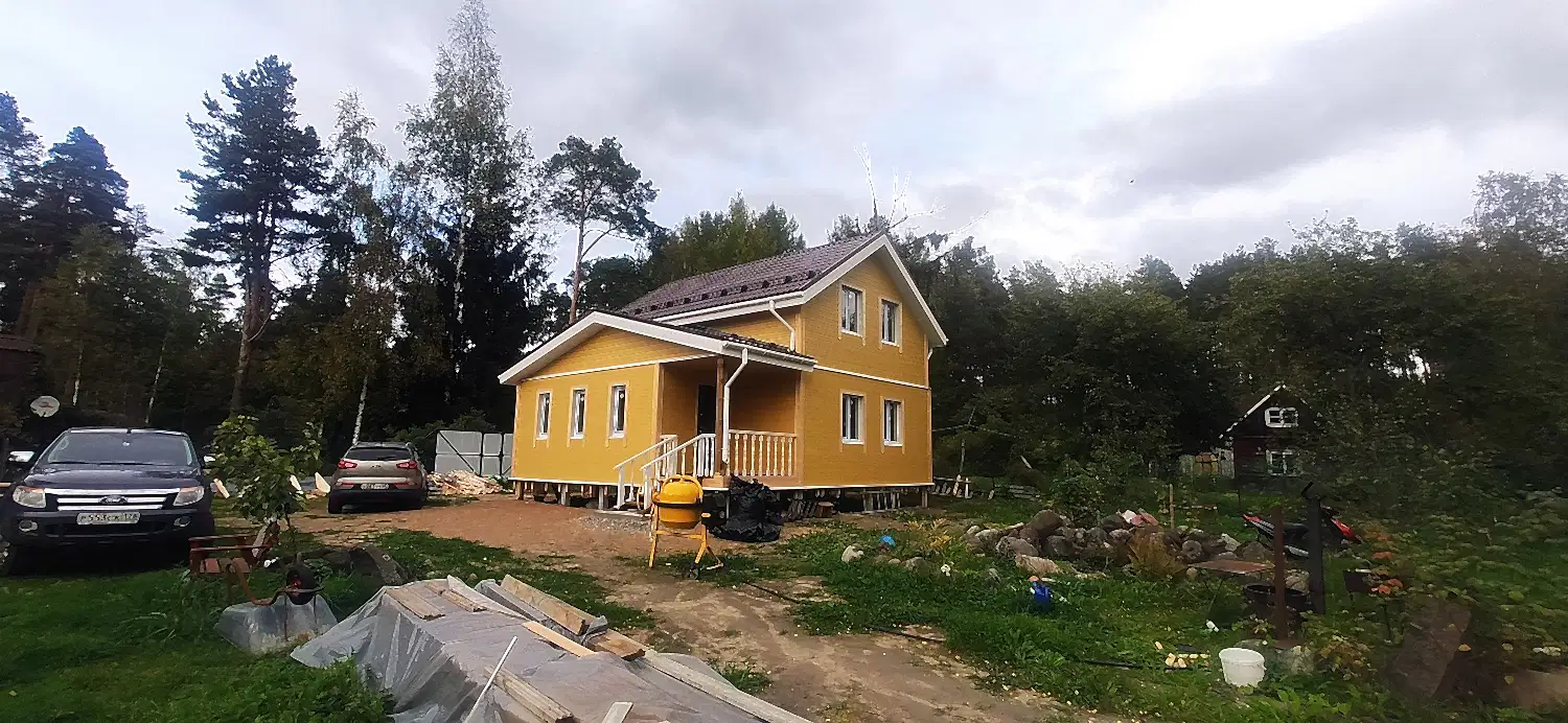 Каркасный дом 8х8 Петровское