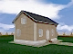 Сруб дома из профилированного бруса 6х9 м «Разметелево»