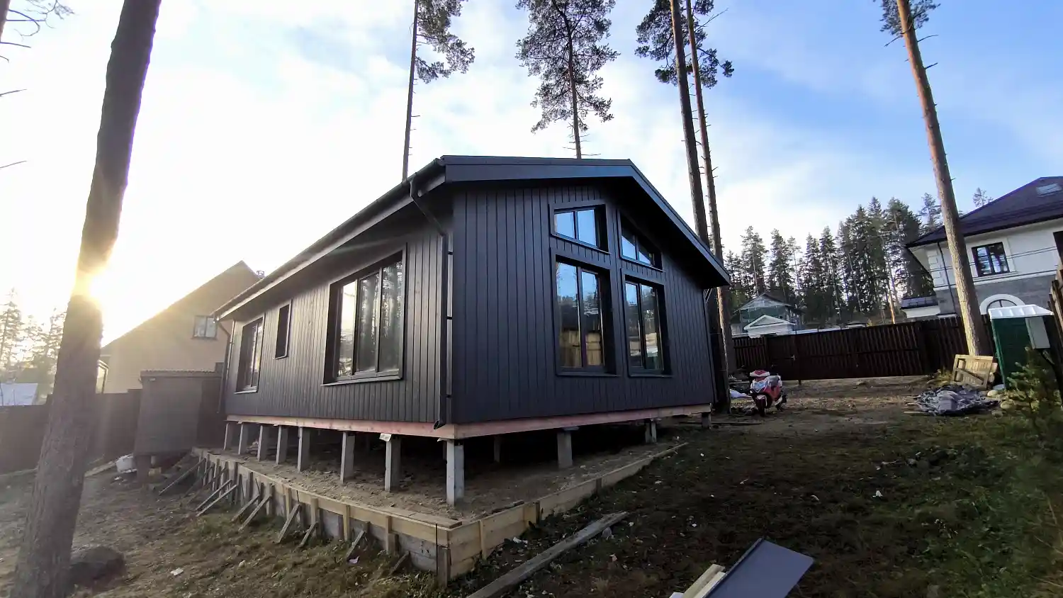 Каркасный дом 9х13 в Рощино