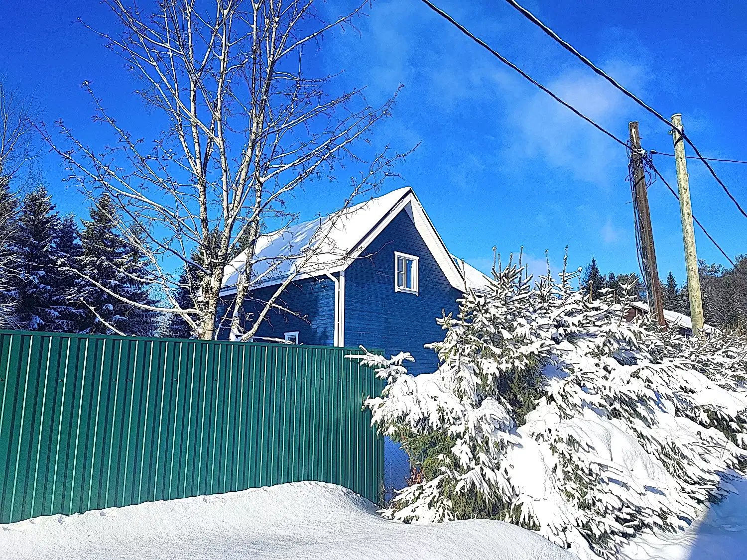 Каркасный дом 8х9 в Конта