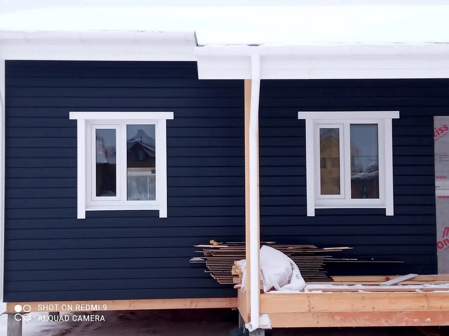 Каркасный дом 8х12 в Екатериновке