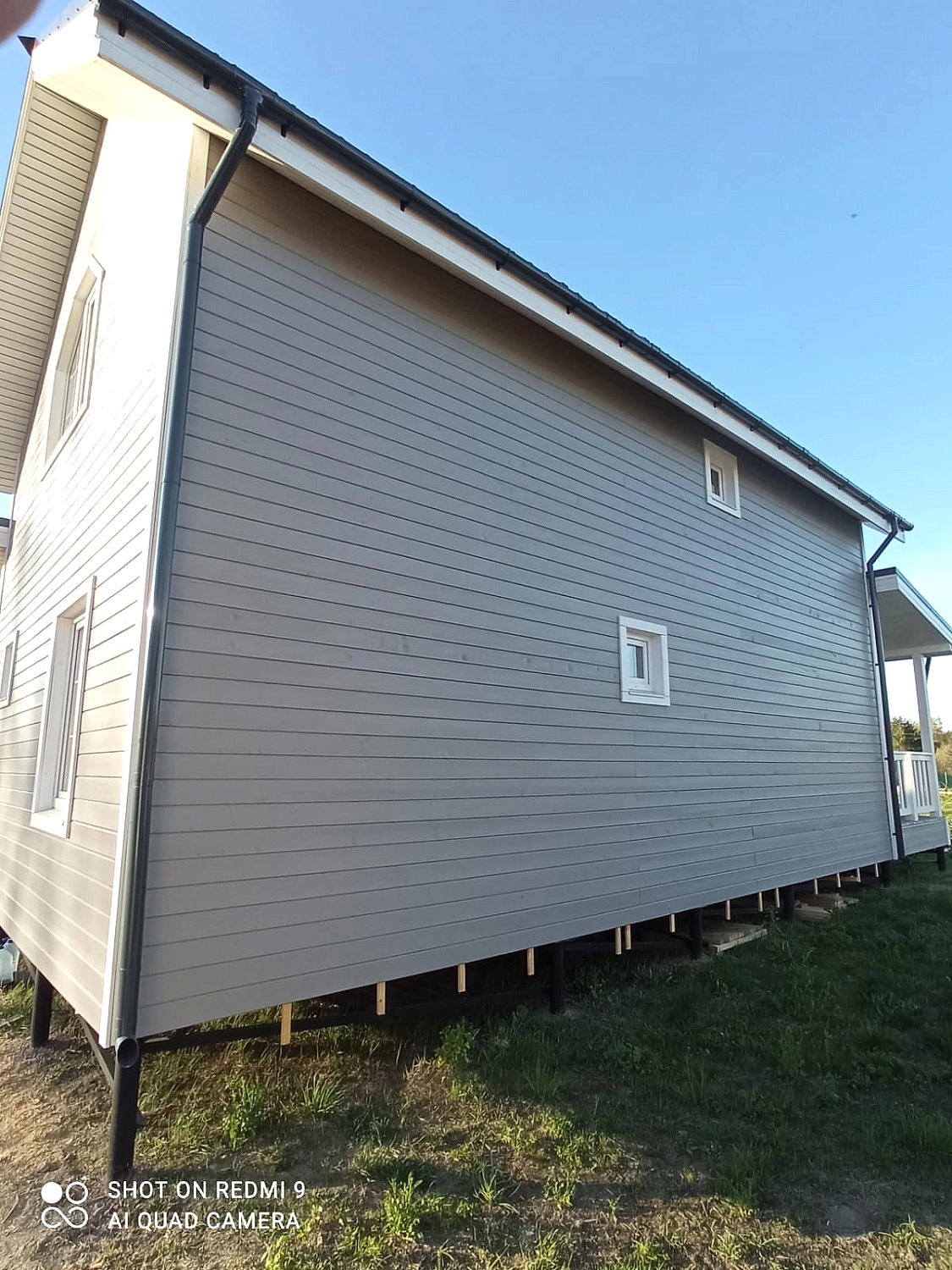 Каркасный дом 7,5х11 в п. Пески