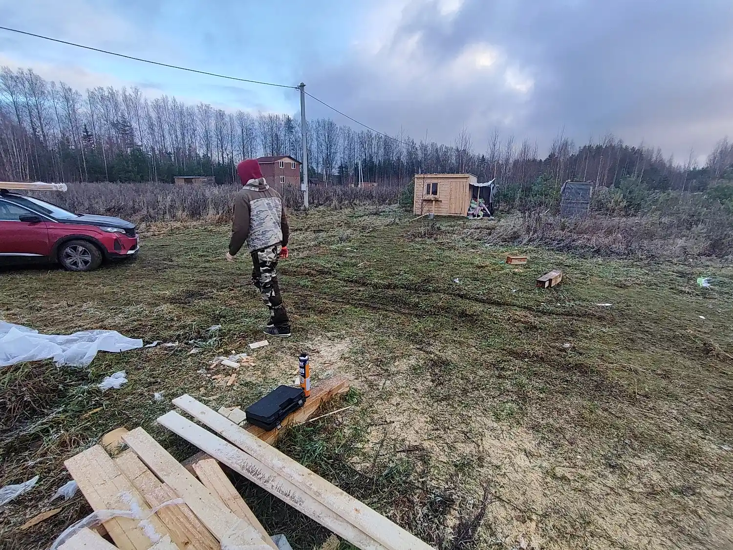 Каркасный дом 8х6 Желча