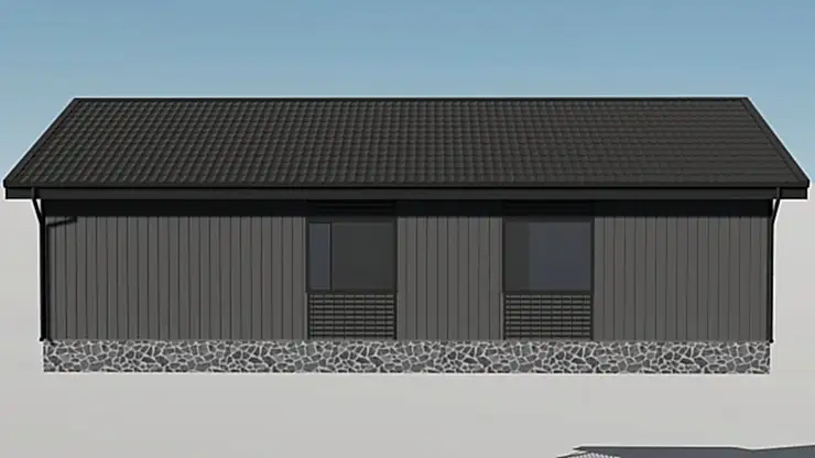 Каркасный дом 10х13 м «Вистино»