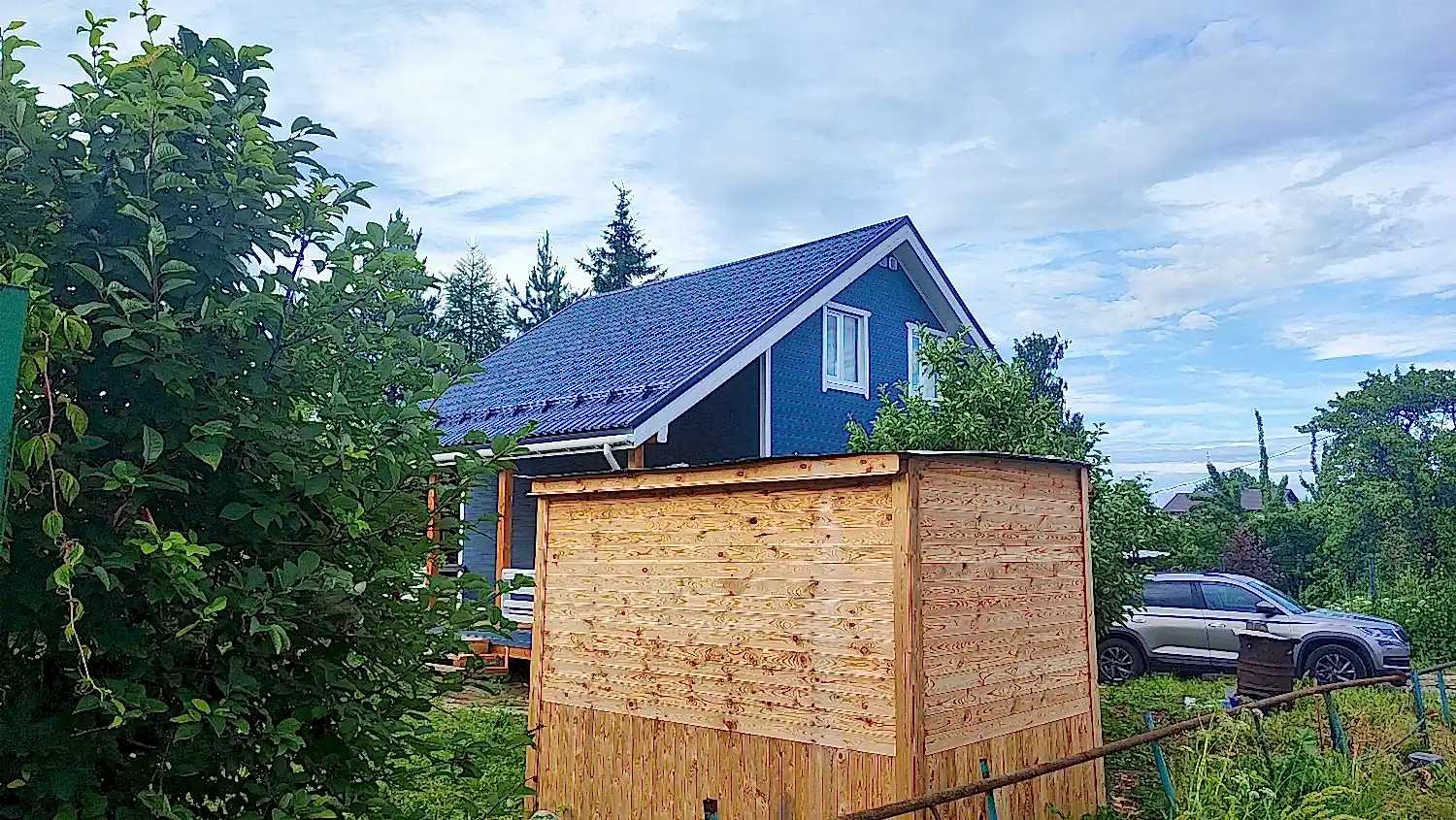 Каркасный дом 8х8,5 в Пушкине