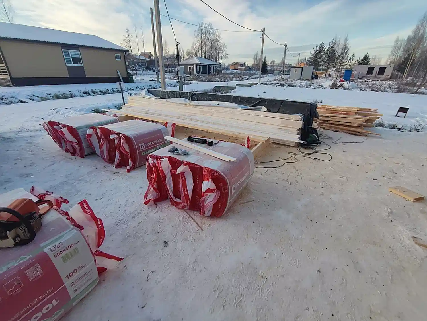 Каркасный дом 8х12 в Екатериновке